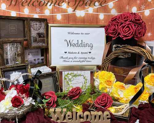 値下げ中人気！限定1 ウェルカムスペース　オーダー　ハンドメイド　花嫁　結婚式 ウェルカムスペースオーダー 結婚式 ウエディング ウェルカムボード