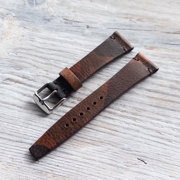 イタリア製カウハイド 時計ベルト 20mm「まるで存在していないかのよう  
