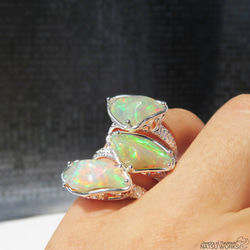 エチオピア オパール リング / Ethiopia Opal Ring lll 6枚目の画像