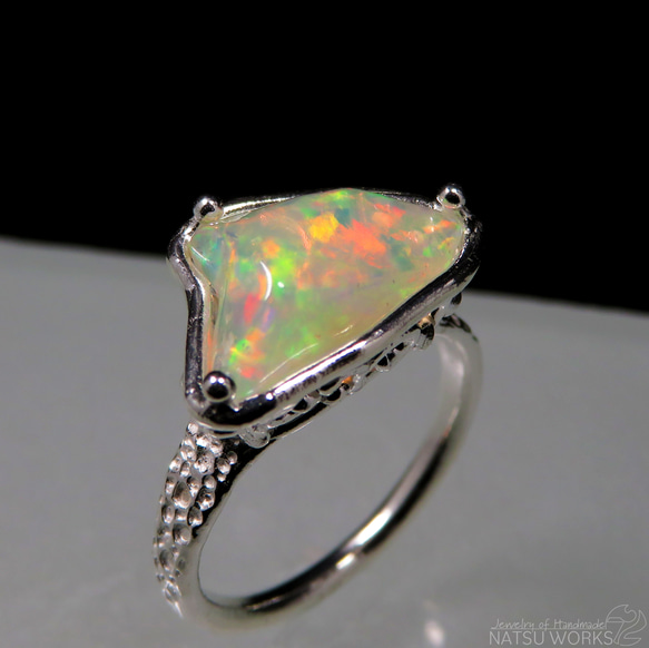 エチオピア オパール リング / Ethiopia Opal Ring lll 5枚目の画像