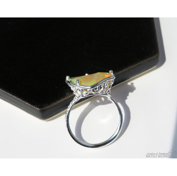 エチオピア オパール リング / Ethiopia Opal Ring llll 2枚目の画像