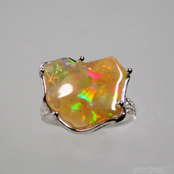 エチオピア オパール リング / Ethiopia Opal Ring llll 10枚目の画像