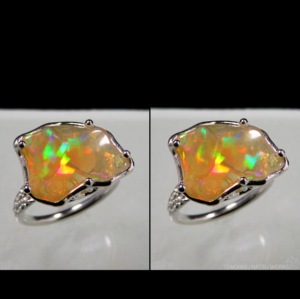 エチオピア オパール リング / Ethiopia Opal Ring llll 5枚目の画像