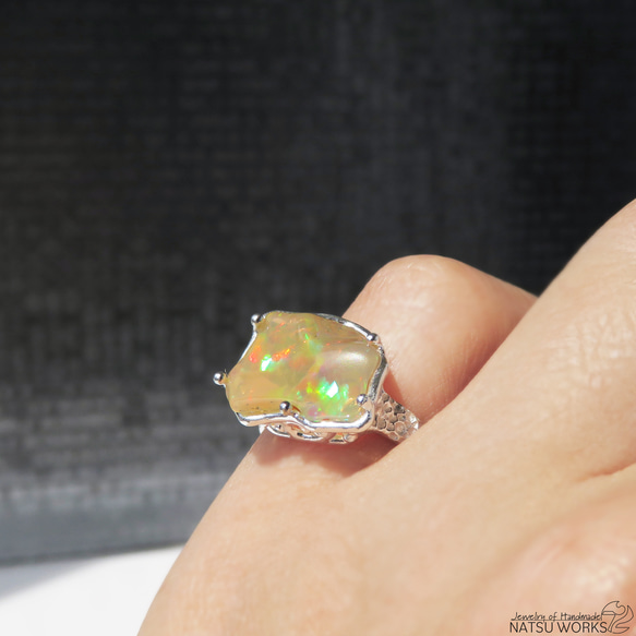 エチオピア オパール リング / Ethiopia Opal Ring llll 6枚目の画像