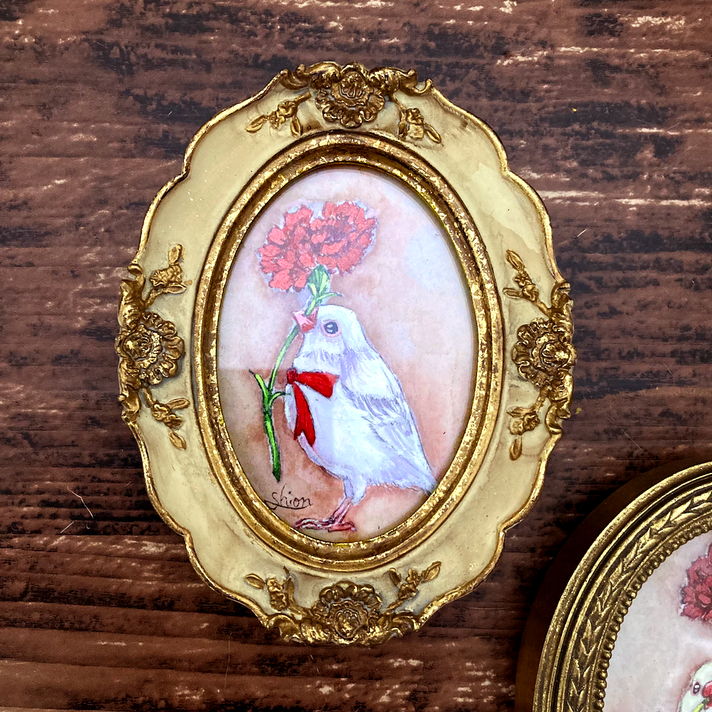 【絵画作品】カーネーション【額付き】 【絵画作品】カーネーション【額付き】