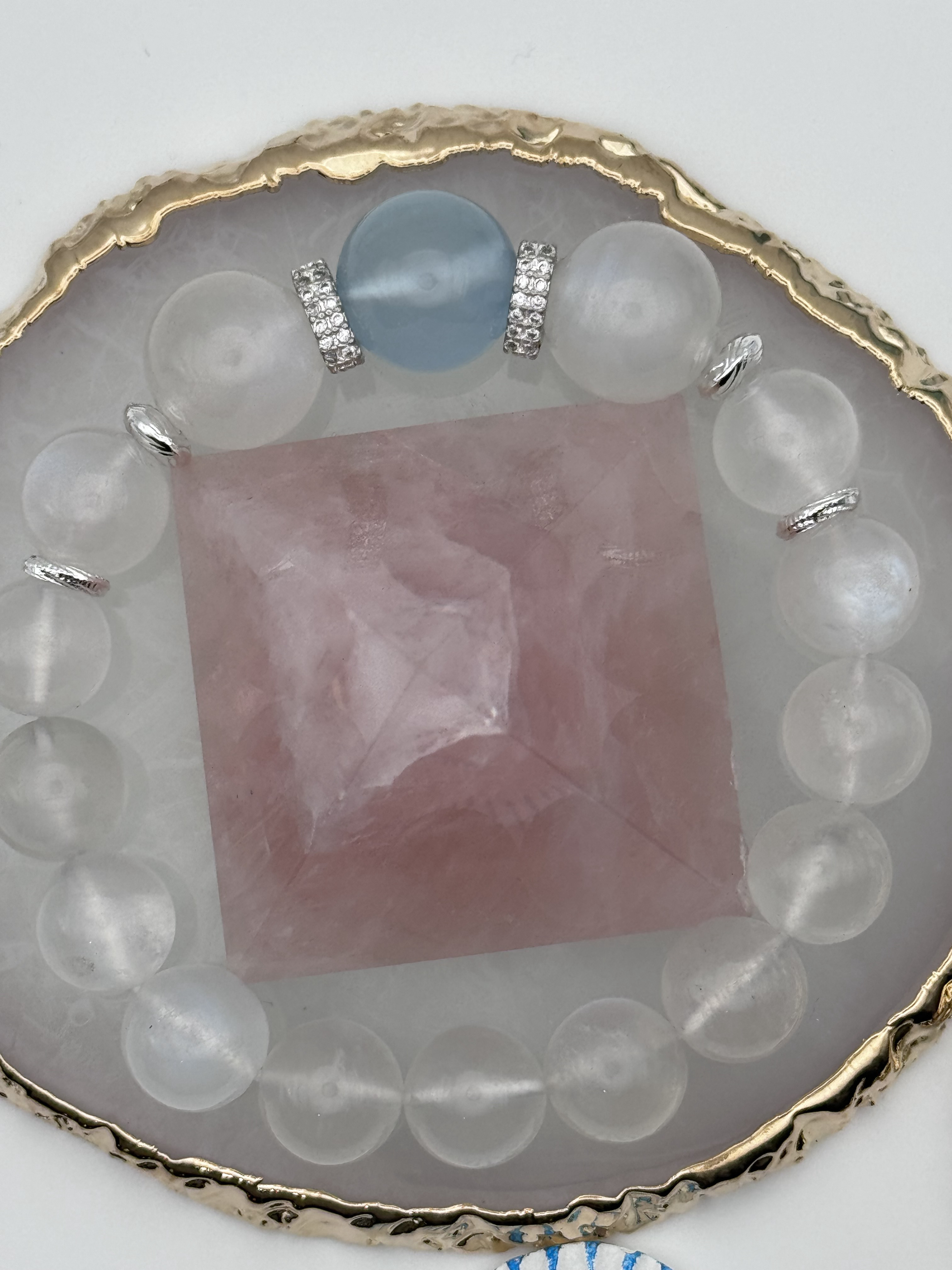 ブルームーンストーンのブレスレット