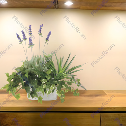 光触媒　人工観葉植物　ウォールグリーン　フェイクグリーン　寄セ植エラベンダー 光触媒 人工観葉植物 ウォールグリーン フェイクグリーン 寄セ植エ