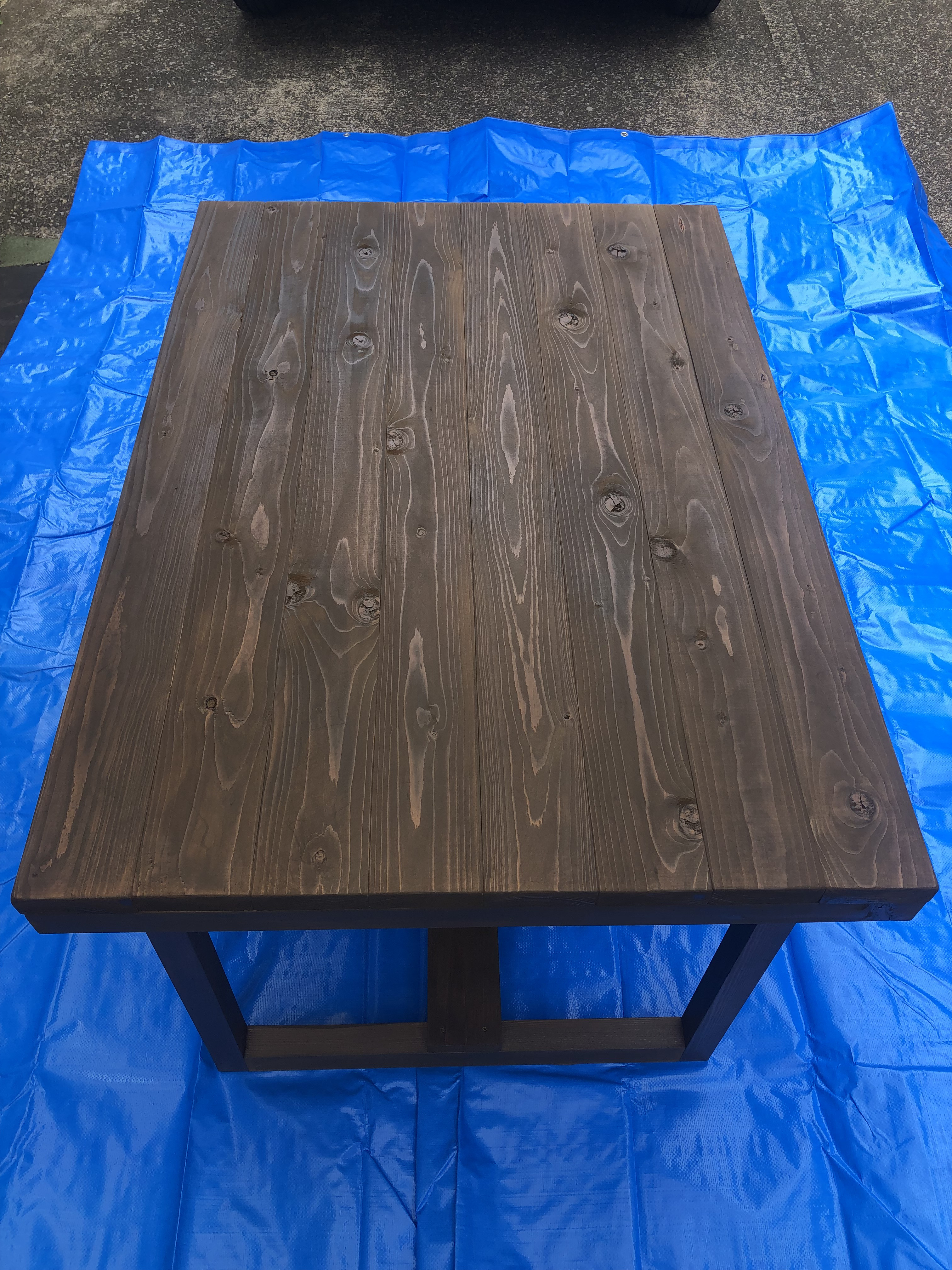 松材ダイニングテーブル