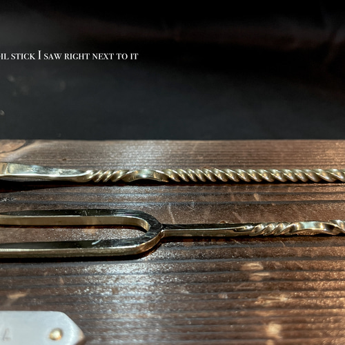 植物のお手入れ道具 真鍮の槍 2本セット ソイルスティック アガベ