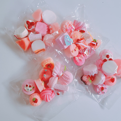 19）♥20個♥ お買い得セット スイーツパラダイス ピンク いちご