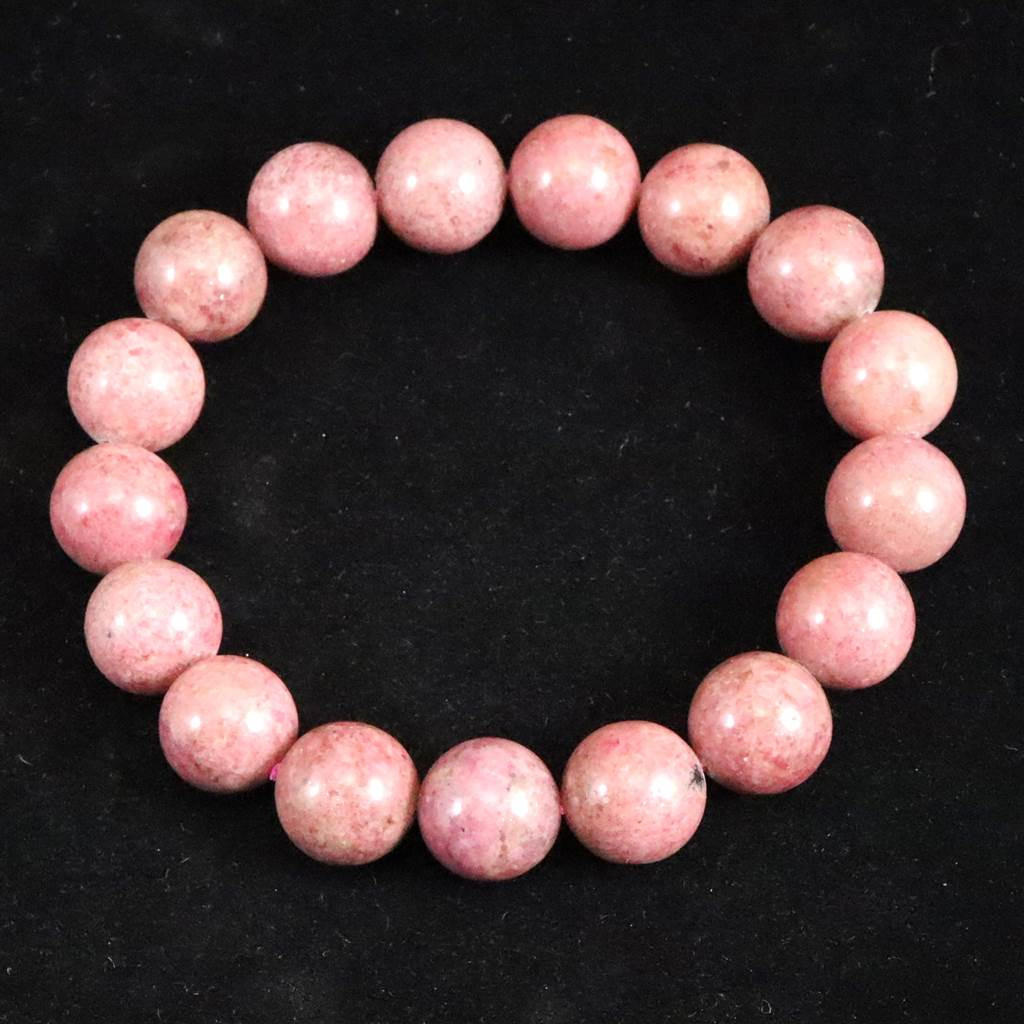 愛知県産ロードナイト【ラブシリカ】 5A  12.5mmブレスレット  62.3g　 #48846