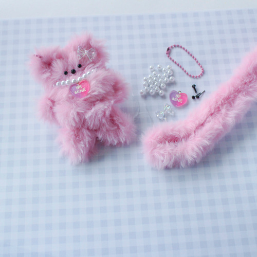 韓国大人気のかわいいモール人形 DIY♪手作りキット☆ミンク・ピンク