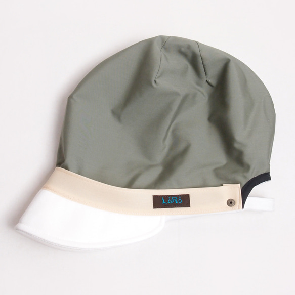 フレンチピッコロ・スウェット/フリーサイズ UV たためる帽子 風に飛ばない帽子　 15枚目の画像