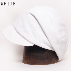 フレンチピッコロ・スウェット/フリーサイズ UV たためる帽子 風に飛ばない帽子　 6枚目の画像