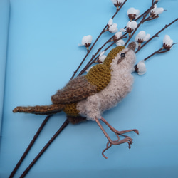 【あみぐるみ】本物のウグイス　bush warbler【271】 8枚目の画像