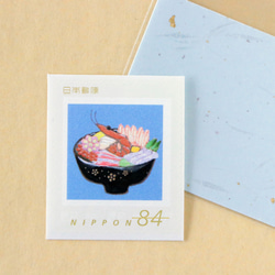 海鮮丼　84円切手1枚 1枚目の画像