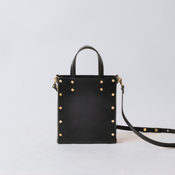 ヌメ革　BABY 　ショルダー　TOTE！BLACK 1枚目の画像