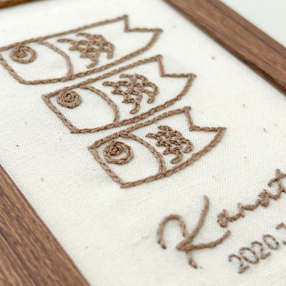 KODOMONOHI [こいのぼりver.] 刺繍 節句 こいのぼり かぶと 6枚目の画像