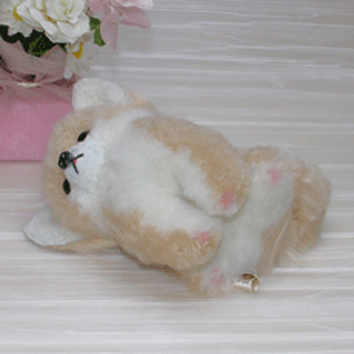 犬　チン　ラビットファー　リアルファー　KOBAYASHIぬいぐるみ　ぬいぐるみ Amazon.co.jp: 犬 チン ラビットファー リアルファー KOBAYASHI