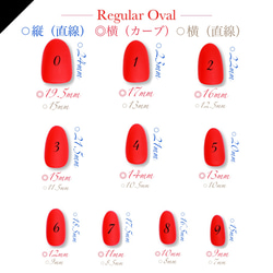 サイズ確認用ネイルチップ 4枚目の画像