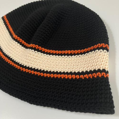 肌触りの良いオーガニックコットン100% クロシェハット バケットハット