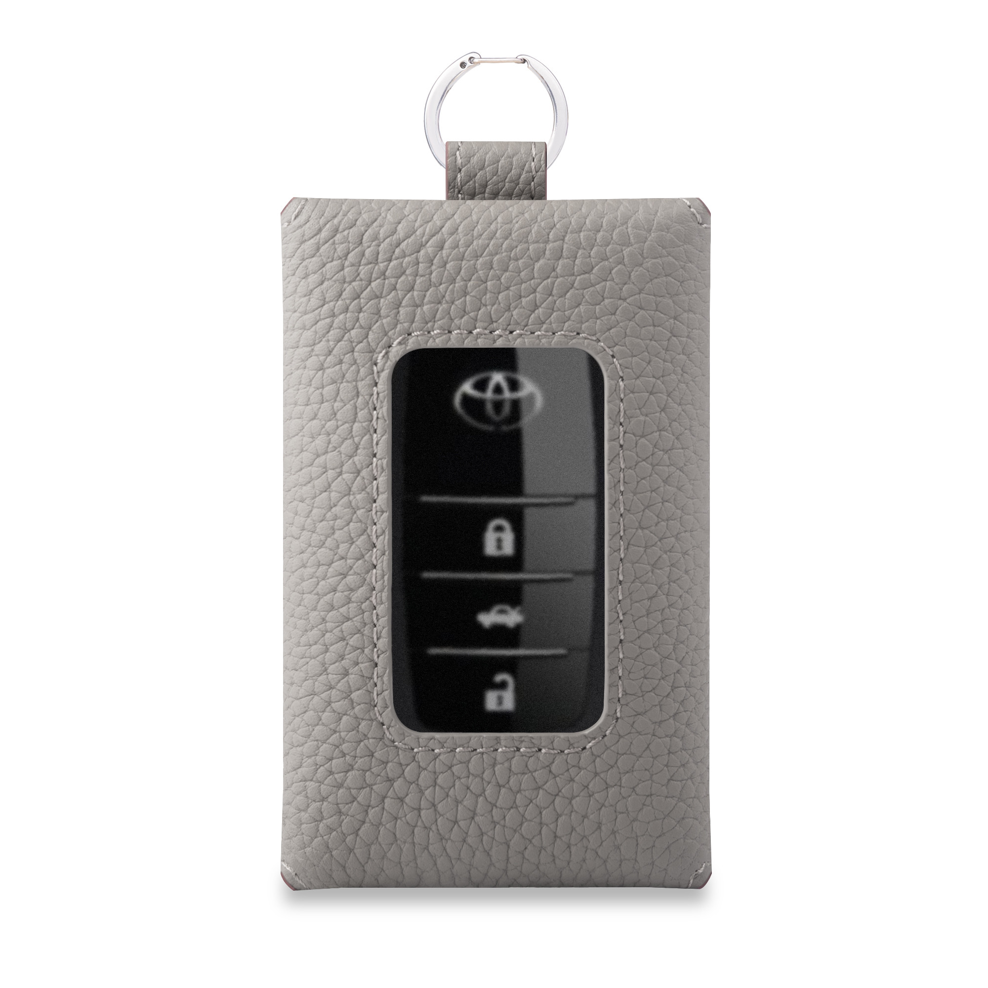 スマートキーケース スマートキーカバー <COSKC> グレージュ+ピンク