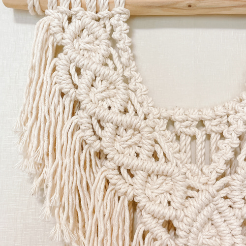 タペストリー/マクラメタペストリー/壁掛けインテリア/ナチュラル/北欧