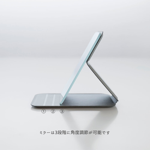 折りたたみ スタンドミラー イニシャルパーツ 】 コンパクトミラー