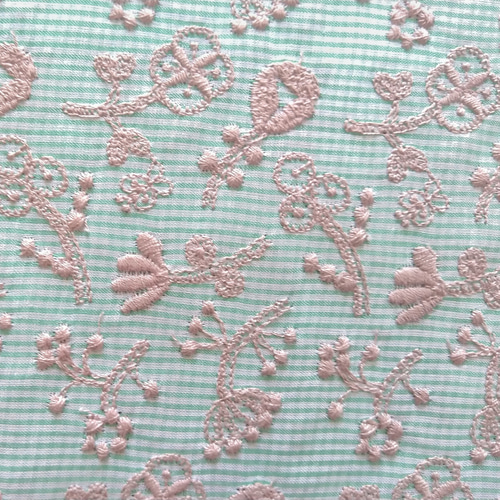 C&S field of flower ミナペルホネン《check mint》 生地 senne 通販