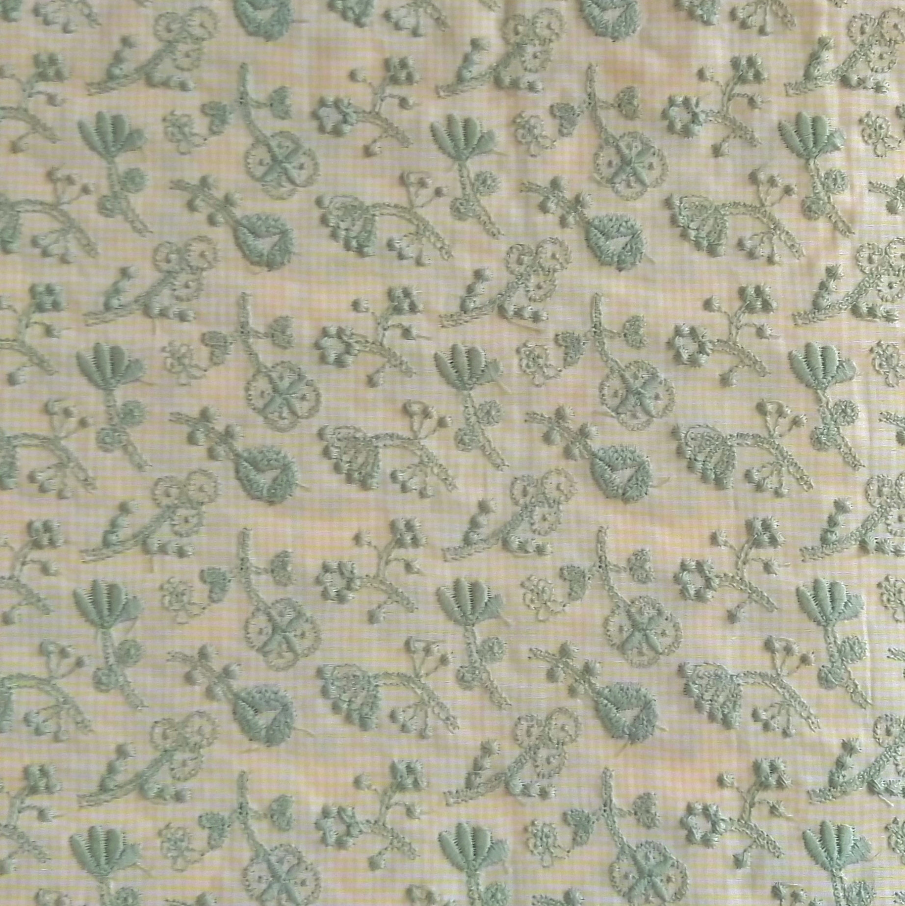 ハンドメイド　チェックアンドストライプ  刺繍図案3 ミナペルホネン