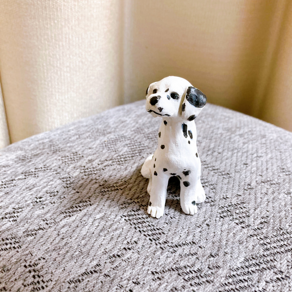 ダルメシアン　ミニチュア　犬　フィギュア　置物　オブジェ 1枚目の画像