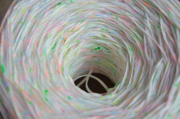 手染め糸　コットンリリー　marble　neon②  nijiyarn 2枚目の画像