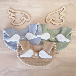 男の子におすすめ/天使の羽スタイ② スタイ・よだれかけ bebicome 通販