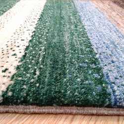 夏涼冬暖的天然未染色地毯 蓋澤尼拉帽「綠土中流淌的河流」 91x60cm D750 第9張的照片