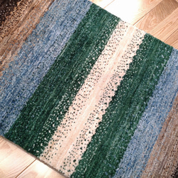 夏涼冬暖的天然未染色地毯 蓋澤尼拉帽「綠土中流淌的河流」 91x60cm D750 第8張的照片