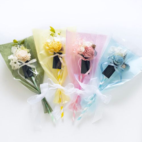 【1点のみ】プリザーブドフラワー ブーケ ブーケ シーズナルピンクローズ L | 花・花束を贈るなら第一園芸