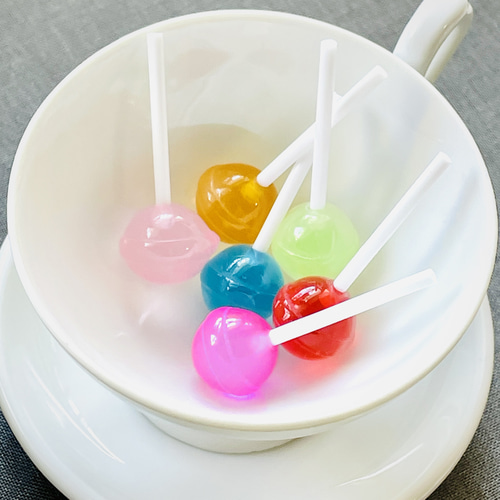 ミニトイ ロリポップキャンディ 5種類アソート｜フェイクスイーツ 樹脂