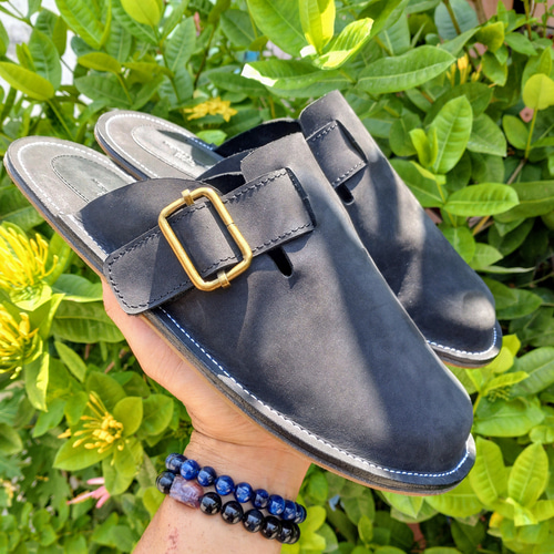 Louis Vuitton ブラック サボ・クロッグサンダル 3124f180001-3.jpg