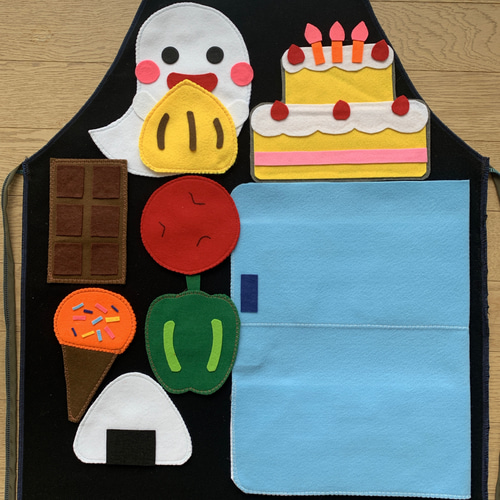 くいしんぼおばけ♪歌あそび　誕生日　エプロンシアターなどに　保育 誕生日 エプロンシアターなどに くいしんぼおばけ 歌遊び - メルカリ