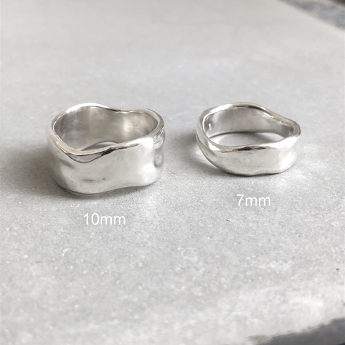 melt ring silver 7mm /シルバー/リング/指輪/シンプル 指輪・リング 