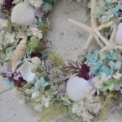 【R様オーダー】アリエルの海wreath 3枚目の画像