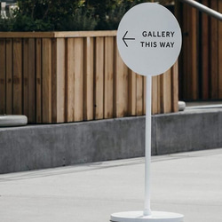 新作☆アイアン看板☆Bosendorfer9s☆ 丸型イーゼル 表札・ネーム