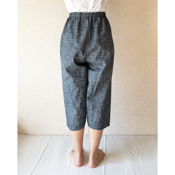 《着物リメイク》リラックス浴衣パンツ 3枚目の画像