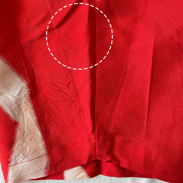 《着物リメイク》リラックス浴衣パンツ 6枚目の画像