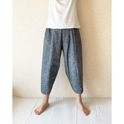 《着物リメイク》リラックス浴衣パンツ 2枚目の画像