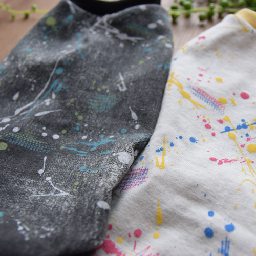 犬服 スプラッシュ柄お腹側メッシュタンクトップ 夏服 ペット服