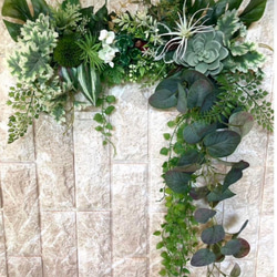 光触媒　人工観葉植物　ウォールグリーン　フェイクグリーン　壁掛け405 4枚目の画像