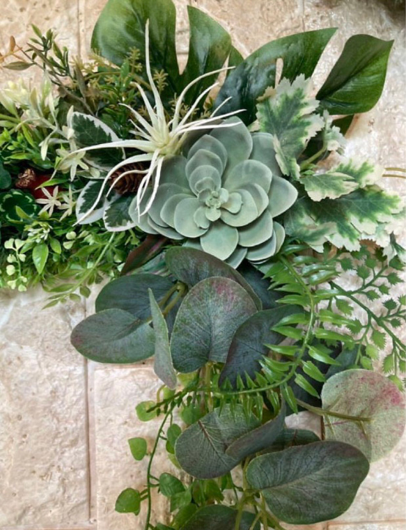 光触媒　人工観葉植物　ウォールグリーン　フェイクグリーン　壁掛け405 6枚目の画像