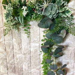 光触媒　人工観葉植物　ウォールグリーン　フェイクグリーン　壁掛け405 5枚目の画像