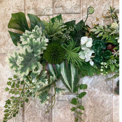 光触媒　人工観葉植物　ウォールグリーン　フェイクグリーン　壁掛け405 7枚目の画像